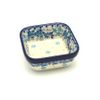 Polish Pottery Ramekin - Square - Flax Flower