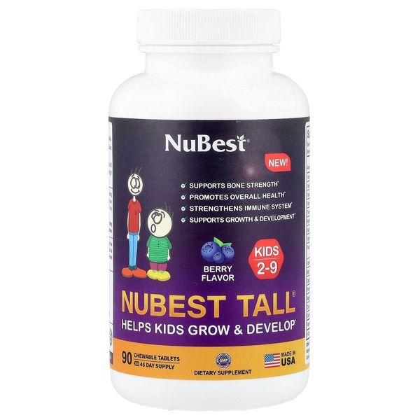 Tall®, Kids 2-9, Berry, 90 Chewable Tablets