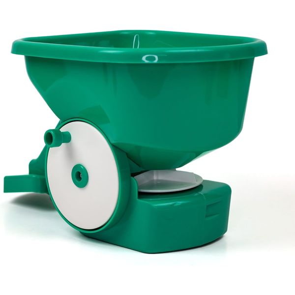 MOOWY Hand Spreader 3 Liter - Efficient and Precise Rotary Grass Seed Spreader and Lawn Feed Spreader - Made for Effortless Grass Seed and Lawn Fertiliser Distribution