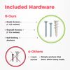 Garage Tool Organizer Wall Mount - 64 Inches - Sturdy Storage Rack with Adjustab
