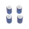 GRAPHICS & MORE Elephant - Tire Rim Wheel Valve Stem Caps - Blue