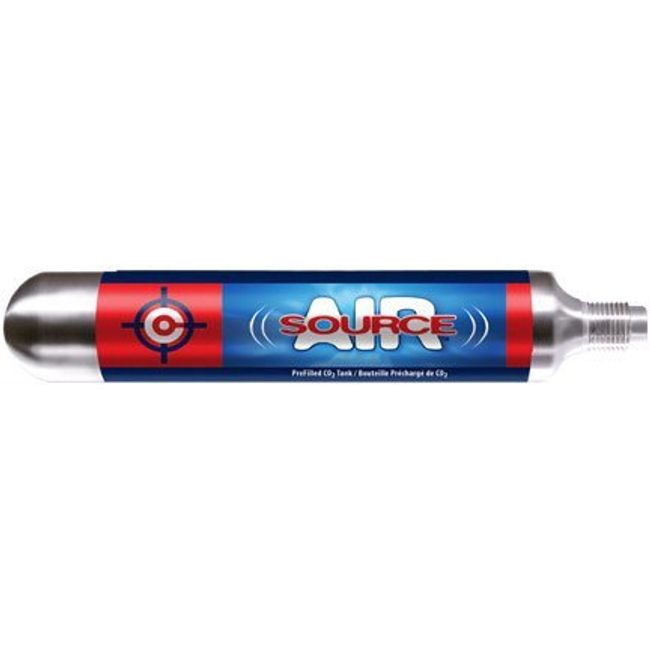 Crosman AirSource, pre-filled, disposable, 88 gram CO2 tank