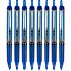 Pilot Precise V7 RT Refillable & Retractable Liquid Ink Rolling Ball Pens, Fine Point (0.7 mm) Blue, 8-Pack