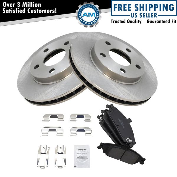 Front Ceramic Brake Pad & Rotor Kit for Cutlass Malibu Grand Am