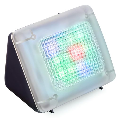 FakeTV – FTV-10 Charcoal Design Burglar Deterrent – Simulated TV Light with Frosted Lens – Energy-Efficient LED Dummy Home Security Technology – Prime Quality House & Valuables Protection Equipment