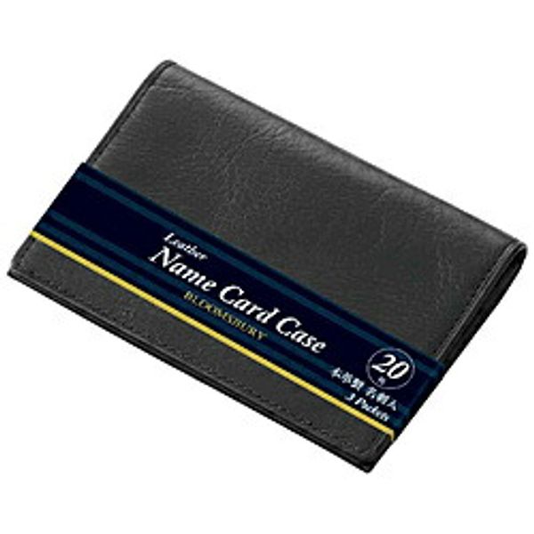 Raymay Business Card Holder 20 Cards Bloomsbury Black NN8004B NN8004B