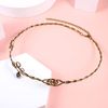 Lurrose Makeup Headbands Iron Circlet Headband Gold Hair Hoop with Jewels Mental Hair Clasp Cosplay Hair Band for Girls Women Kids Makeup Headband