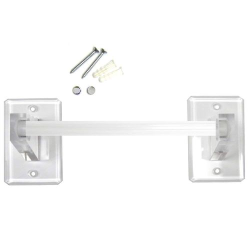 Mirart 12 Inch Clear Acrylic Towel Bar