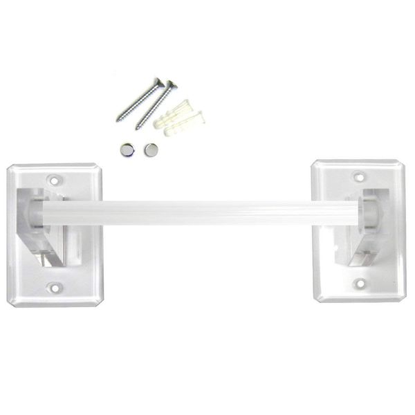 Mirart 12 Inch Clear Acrylic Towel Bar