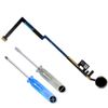 MMOBIEL Home Button Compatible with iPad 6 / iPad 5 - Flex Cable Connector - Replacement - Incl. Screwdrivers - Black