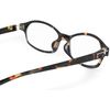 Duke Reading Glasses Women's +3.0 Degree Neo Classic Dew Ultralight Frame with Soft Case Brown Demi GLR-11-8+3.00