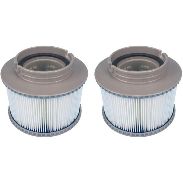 2 Pack Cartridge Pool Filters Replacement For MSpa Filter Cartridge Twin Pack