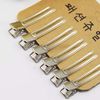 VEGCOO 60 Pack Profession Hairdressing Double Prong Pin Curl Clips, 1.8 Inches Hair Clips Metal Alligator Clips Styling Clips for Hair Styling and Haircut
