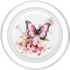 Pink Butterfly PopSockets PopGrip for MagSafe