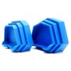 Bordhap 6PCS Dental Model Base Former Impression Trays Base Molds Set for Lab Plaster Model Cast Trimming