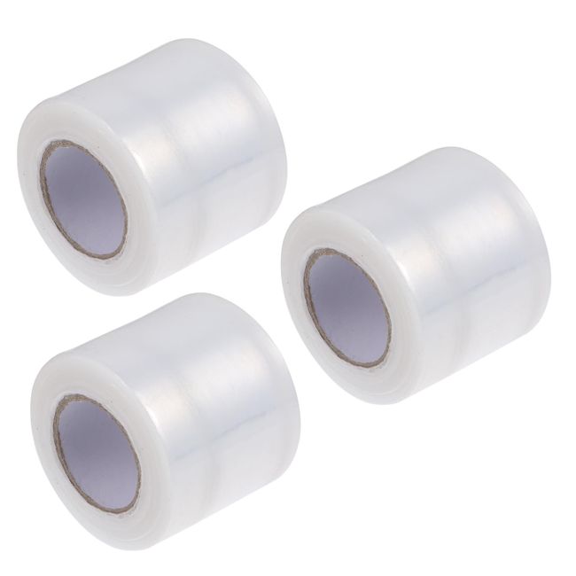 Ciieeo 3 Roll Lip Clear Tape Laminating Film Clear Sheet Protector Film Wrap Eyebrow Plastic Wrap Lip Permanent Cover Lip