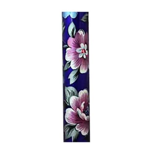 NRS Folding Walking Stick Blue Floral