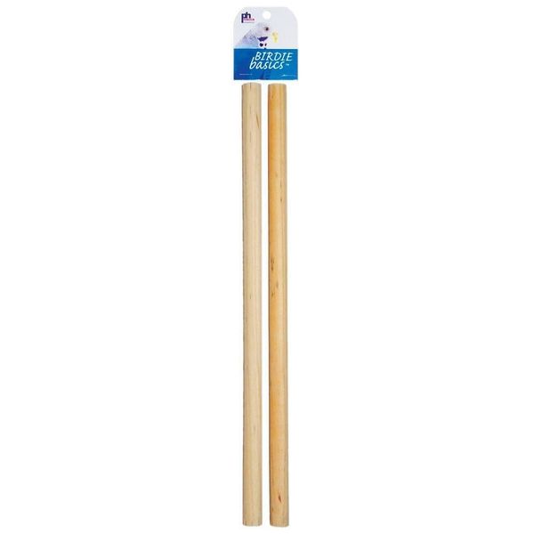 Prevue Bird Perch - 17" x 0.75" Dia - 2 pk