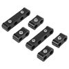 X AUTOHAUX 2 Set 8mm Car Engine Spark Plug Wire Separator Looms Divider Black