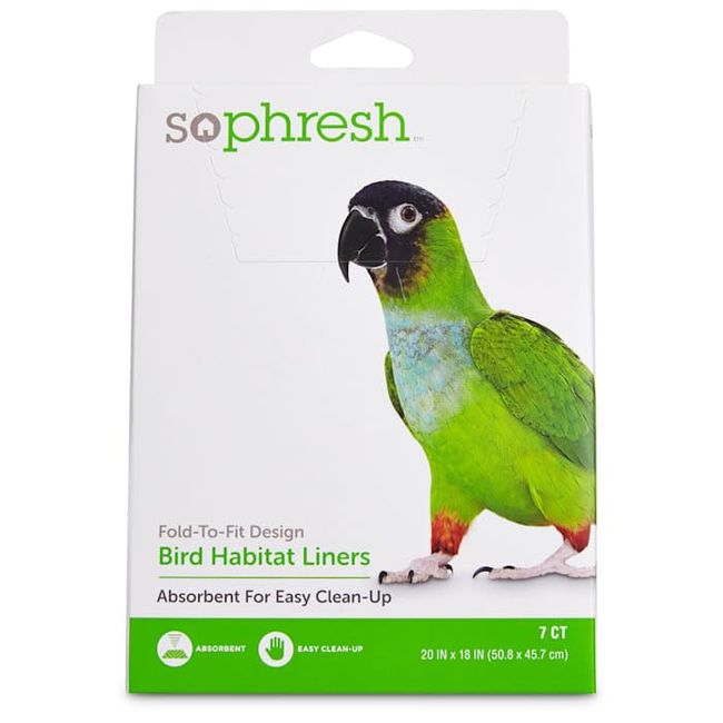 So Phresh Absorbent Cage Liners for Birds