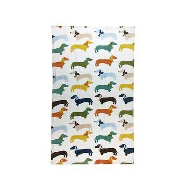 7761 Dachshund Beach Towel, Bath Towel, 47.2 x 27.6 inches (120 x 70 cm)