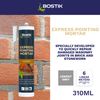 Bostik Express Pointing Mortar, Ready to Use, Weather Resistant, Colour: Grey, 310ml