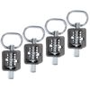 4 Pack Spring Latch Lock, Weld-On Spring Latch Assembly, Trailer Gate Latch