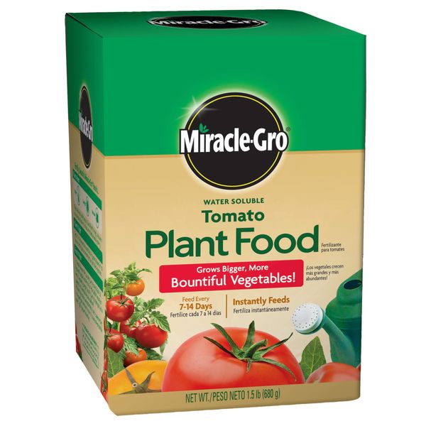 Miracle-Gro 2000422 Plant Food, 1.5-Pound (Tomato Fertilizer), 1.5 lb