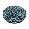 Aqua Teal Leopard Cheetah Animal Print PopSockets Adhesive PopGrip