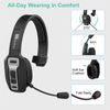 Trucker Wireless Bluetooth Headset with Noise Cancelling Mic For PC Cell Phones