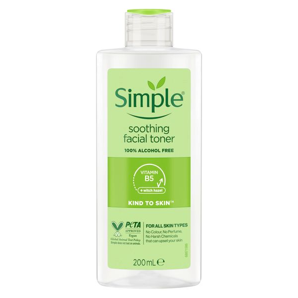 Simple Kind to Skin Soothing Facial Toner 200ml