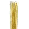 50 Pack Gold Metallic Florist Wire