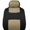 Car Seat Covers for Kia Optima 2 Tone Beige & Black w/ Split Bench