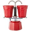 Bialetti Coffee Maker, Aluminium, Red