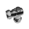 UKDD® 15mm Angle Isolation Ball o fix Valves Elbow Suitable HOT & Cold WRAS Approved (Pair)