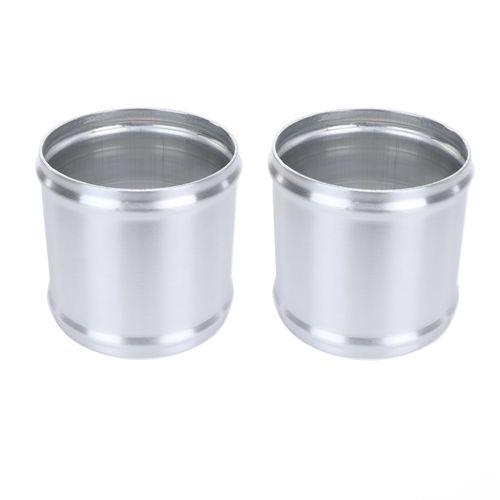 AC PERFORMANCE 2PCS 4" Aluminum Alloy Hose Joiner Silicone Pipe Connector Bead, 4" Length