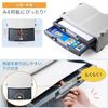 Desktop Compact Drawer 3-Tier Desktop Stand Under Printer Paper Ink Printer Rack