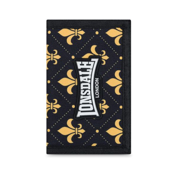 Lonsdale Unisex ROUGHLEE Geldbörse, Black/Yellow