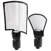 2 x Flash Diffuser Reflector Flash Softbox Flash Diffuser Reflector Speedlite Portable Round Softbox Speedlite Universal Flash Diffuser Flash Universal Portable Flash Diffuser for Photography