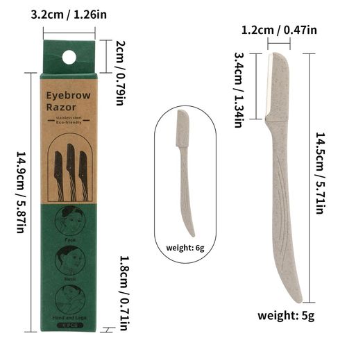 JOCXZI dermaplaning blades for face,face razors for women,eyebrow razor,razors women,facial hair remover for women,dermaplaning,face razors,Eyebrow Trimmer Razor Tool, Box Set of 6