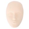 Silicone Tattoo Mannequin Head, 5D Tattoo Practice Permanent Makeup Microblading Skin for Beauty Salon Beginners Eyebrows Lips Training(2#)