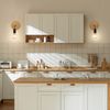 2PCS Modern Wall Sconce Bathroom Vanity Wall Light Mirror Front Lamp Waterproof