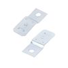 uxcell 10Pcs 5mm Hole Dia Silver Tone Car Relay Bracket