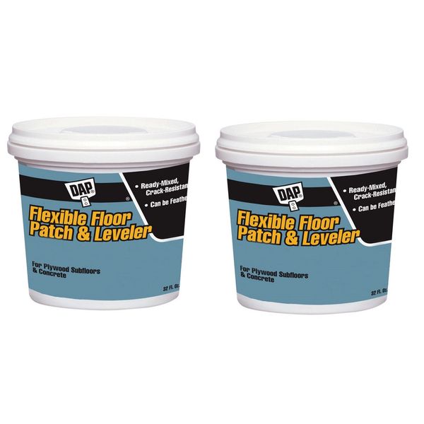 2 DAP Bondex Flexible Floor Ready to Use Patch & Leveler Subfloor 32oz 59184