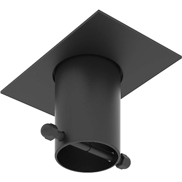 Rain Chain Gutter Adapter/Installer in Black Powder Coated Aluminum