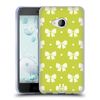 Head Case Designs Lime Green And White Ribbon Patterns Soft Gel Case Compatible With HTC U Play/Alpine