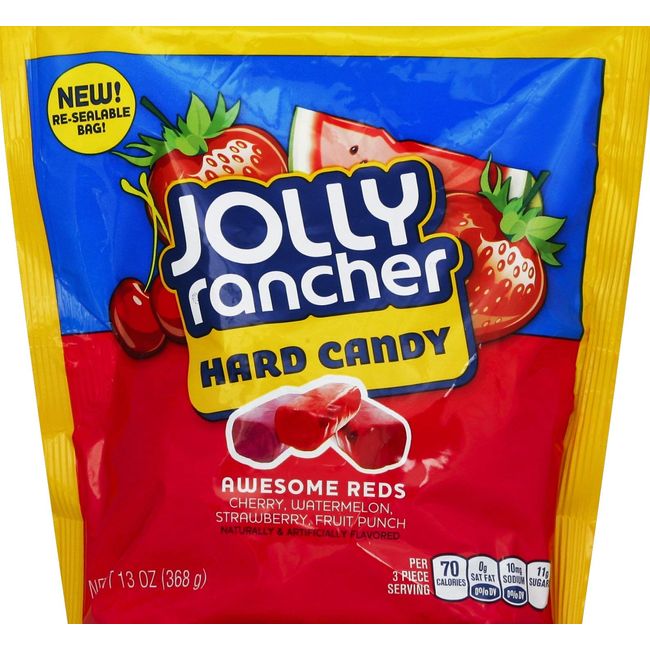 JOLLY RANCHER AWESOME REDS Hard Candy Assortment, 13-Ounce Bag