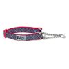 RC Pets 1" Martingale Training Dog Collar, Medium, Navy Tartan