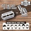 Black Widow Premium Double Edge Swedish Steel Premium Razor Blades for Safety and Straight Razors - (100 Count)