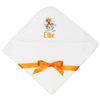 Teddyts Personalised Fox Bubble Bathtime White Hooded Towel